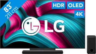 LG 83 inches OLED evo C54 4K (2025) + LG DS77TY