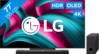 LG 77 inches OLED evo C54 4K (2025) + LG DS95TR