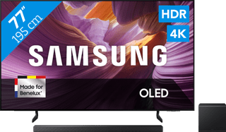 Samsung 77 inches OLED S85F 4K (2025) + Samsung HW-QS700F (2025)