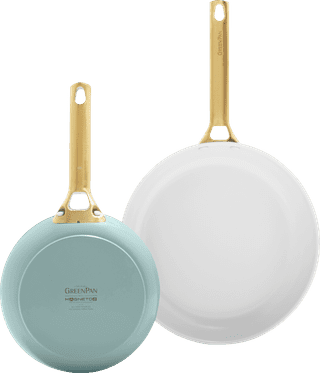GreenPan Padova Reserve 20cm + 26cm Frying Pan Set Smokey Blue
