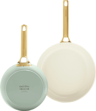 GreenPan Padova Reserve 20cm + 26cm Frying Pan Set Pastel Green