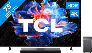 TCL 75 inches LED P61K 4K (2025) + TCL S55H 2.1 Soundbar