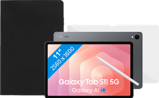 Samsung Galaxy Tab S11 11 inch 128GB Wifi en 5G Grijs + Beschermpakket