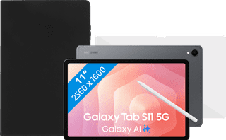 Samsung Galaxy Tab S11 11 inch 256GB Wifi en 5G Grijs + Beschermpakket