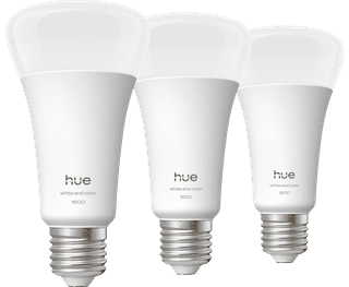 Philips Hue A67 White and Color 1600lm E27 3-Pack