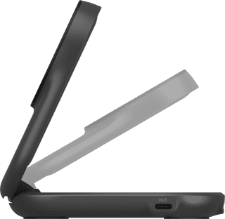Belkin UltraCharge 2-in-1 MagSafe Draadloze Oplader met Standaard Qi2 25W Zwart
