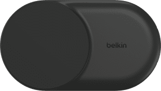 Belkin UltraCharge 2-in-1 MagSafe Draadloze Oplader met Standaard Qi2 25W Zwart
