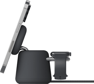 Belkin MagSafe en Qi2 2-in-1 Draadloze Oplader 15W met Standaard Zwart