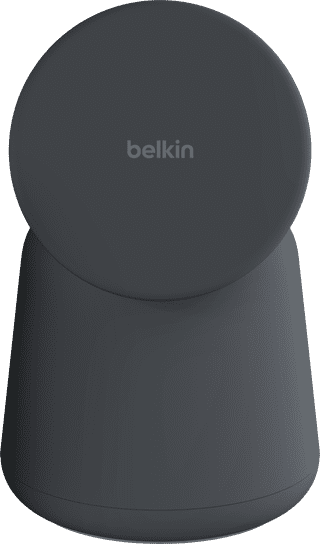 Belkin MagSafe en Qi2 2-in-1 Draadloze Oplader 15W met Standaard Zwart