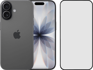 Apple iPhone 17 256GB Black + BlueBuilt Screen Protector Glass