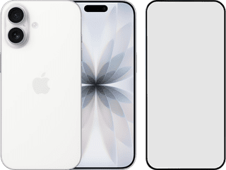 Apple iPhone 17 512GB White + BlueBuilt Screen Protector Glass
