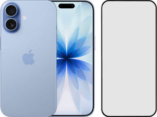 Apple iPhone 17 512GB Blue + BlueBuilt Screen Protector Glass