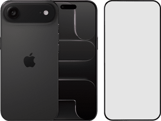 Apple iPhone Air 256GB Zwart + BlueBuilt Screenprotector Glas