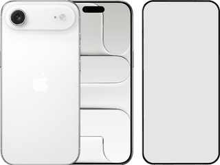 Apple iPhone Air 256GB Wit + BlueBuilt Screenprotector Glas