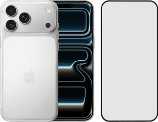Apple iPhone 17 Pro Max 2TB Silver + BlueBuilt Screen Protector Glass