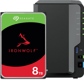 Synology DS225+ + Seagate IronWolf 8TB