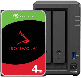 Synology DS725+ + Seagate IronWolf 4TB