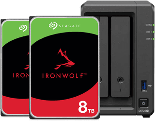 Synology DS725+ + Seagate IronWolf 8TB Duo Pack