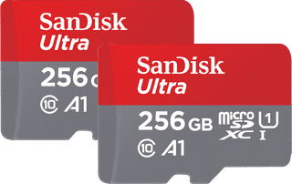SanDisk MicroSDXC Ultra 256GB 120MB/s Duo Pack