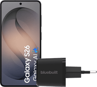 Samsung Galaxy S26 256GB Black 5G + BlueBuilt Charger 45W Black