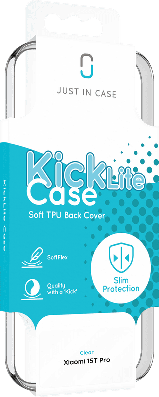 Just in Case Soft Design Xiaomi 15T Pro Back Cover Transparant