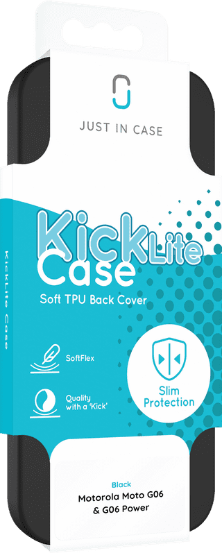 Just in Case Soft Design Motorola Moto G06 Back Cover Zwart