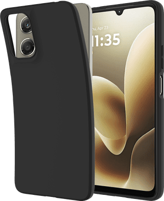 Just in Case Soft Design Motorola Moto G06 Back Cover Zwart
