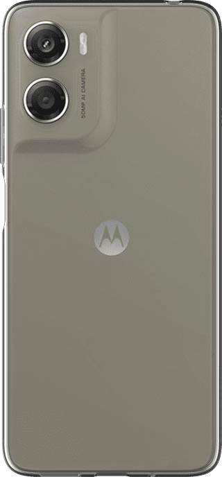 Just in Case Soft Design Motorola Moto G06 Back Cover Transparant