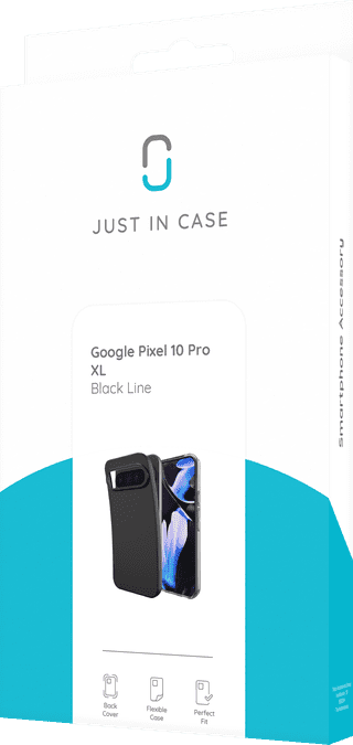 Just in Case Soft Design Google Pixel 10 Pro XL Back Cover Zwart