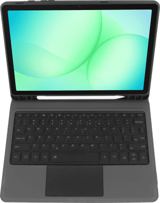 BlueBuilt Samsung Galaxy Tab A11 Plus Toetsenbord Hoes QWERTY Zwart