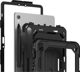 Just in Case Samsung Galaxy Tab S10 FE Plus Shockproof Case Zwart