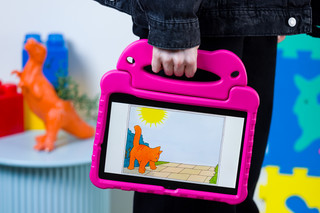 BlueBuilt Samsung Galaxy Tab A9 Plus Kids Cover Pink