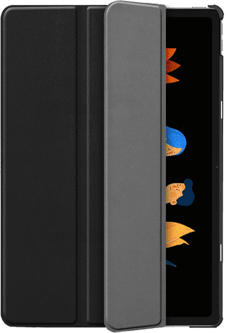 Just in Case Lenovo Idea Tab Plus Tri-Fold Book Case Zwart