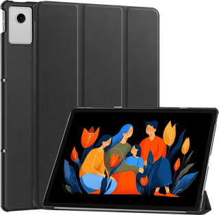 Just in Case Lenovo Idea Tab Plus Tri-Fold Book Case Zwart