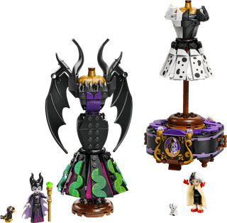 LEGO Disney de Jurken van Malificent en Cruella de Vil 43262
