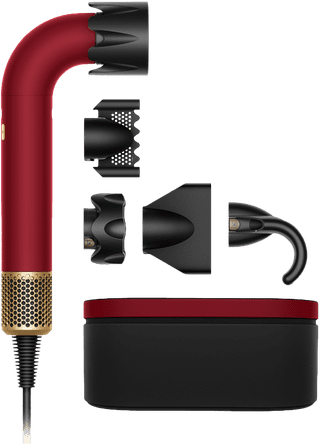 Dyson Supersonic r Straight + Wavy Red Velvet