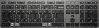 HP 720 Dual-Mode Wireless Keyboard Black QWERTY