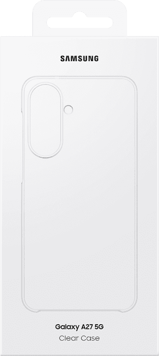 Samsung Galaxy A27 Card Slot Back Cover Transparent