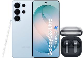 Samsung Galaxy S26 Ultra 1TB Lichtblauw 5G + Samsung Galaxy Buds4 Pro Zwart