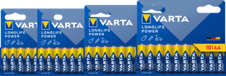Varta Longlife Power AA Pack 40 stuks