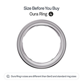 Oura Ring 4 Size 12 Silver