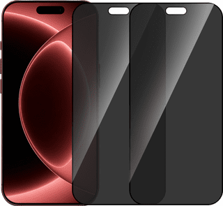 BlueBuilt iPhone 18 Pro Max Privacy Filter Screenprotector Glas Duo Pack