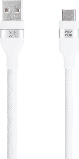 BlueBuilt Usb A naar Usb C Kabel 3m Nylon Wit