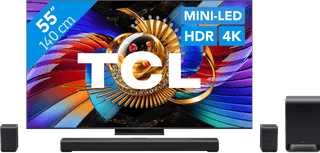 TCL SQD Mini-led 55" 80L (2026) + TCL S65K