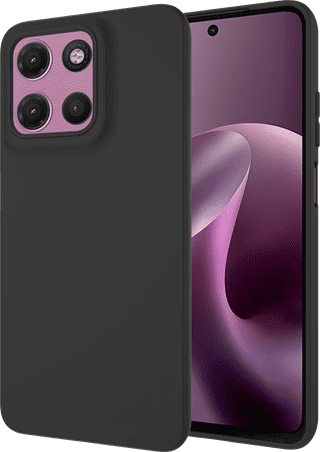 Just in Case Soft Design Motorola Moto G17 / G17 Power Back Cover Zwart