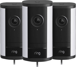 Ring Spotlight Camera Pro 2e Generatie Stekker Zwart 3-Pack