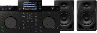Alpha Theta XDJ-AN + Pioneer DJ DM-40DBT