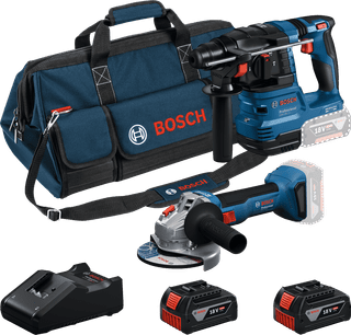 Bosch Professional GBH 18V-22 + GWS 18V-8 Combiset