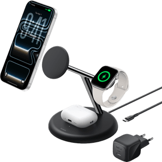Belkin 3-in-1 Wireless Charger with MagSafe 25 Watt Black