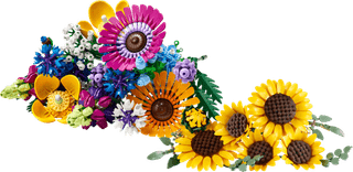 LEGO Veldbloemen en Zonnebloemen Set 10313 + 11502